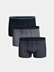 LC WAIKIKI Lacivert Standart Kalıp Pamuklu Esnek Erkek Boxer 3'lü