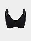 LCW DREAM Siyah Balenli Dolgusuz Düz Toparlayıcı Sütyen