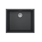 Real Stone Steep 50x40 Antrasit Granit Mutfak Eviyesi