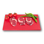 Burç Plastik Polietilen Kesme Tahtası 40x60x2 cm Kırmızı