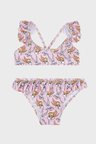 Slipstop Lunabun Uv Korumalı Desenli Bikini Kız Çocuk BİKİNİ SB2611070101 PEMBE