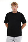 5W ML NECK 11BS60 5PR Erkek Siyah T-Shirt - 102054775