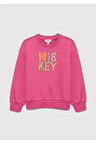 Mickey Baskılı Kız Çocuk Sweat M7S10142-71085