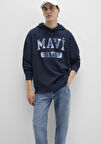 Mavi Baskılı Lacivert Sweatshirt 0S10301-70490