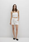 Ekru Şort 1410236-70057