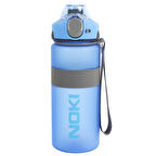 Noki Tritan Soft Touch Auto Kapak Silikon Bantlı Askılı Matara 750 ml (T-0121)