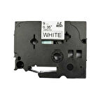 Brother P-Touch TZE-121 Muadil Şeffaf Üzerine Siyah Etiket 9mm x 8m