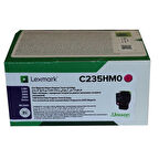 Lexmark C2425-C235HM0 Kırmızı Orijinal Toner Yüksek Kapasiteli