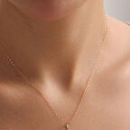 14 Ayar Altın Yıldız Kolye