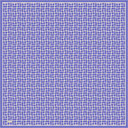 Belli Tivil İpek Eşarp 4062-05 Mor Karışık Desen 