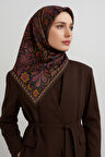 Armine Sura Saf İpek Eşarp 9421 Karışık Desen