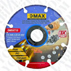 DMAX ÇOK AMAÇLI KESME DİSKİ AHŞAP/PVC/ALÜMİNYUM 115MM X22.23 MM PREMİUM QUALİTY DMX4719