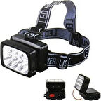 KAFA FENERİ ŞARJLI SILVER TOS ST-1837