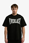 Everlast Ever Classics Comfort Logo Erkek Siyah T-Shirt TM0045-167