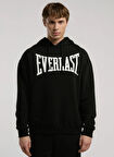 Everlast TM0050 167-Ever Classics Comfort Siyah Kapüşon Yaka Regular Fit Baskılı Erkek Sweatshırt