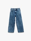 Pamuklu Geniş Paça Denim Pantolon