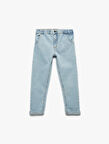 Pamuklu Relax Fit Denim Pantolon