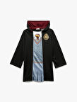 Harry Potter Kostüm Elbise Lisanslı Kapşonlu Baskı Detaylı Uzun Kollu