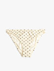 Puantiye Desenli Bikini Altı