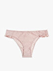 Fırfır Detaylı Rahat Kalıp Dantelli Brief Külot