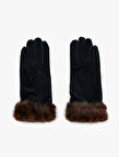 Suni Kürk Detaylı Eldiven