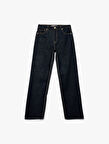 Normal Bel Düz Paça Jean Pantolon - Longer Straight Fit Jeans
