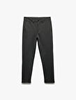 Cep Detaylı Düğmeli Slim Fit Kumaş Pantolon