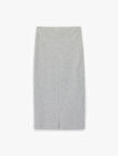 Slim Fit Midi Nervür Detaylı Kalem Etek