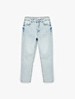 Pamuklu Slim Fit Yüksek Bel Mom Jean Pantolon - Mom Slim Jean