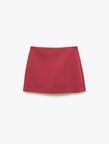 Slim Fit Cep Detaylı Mini Şort Etek
