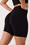 Sally Yüksek Bel Esnek ve Toparlayıcı Seamless Spor Şort