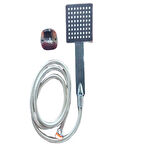 Mucit Home   Kare Duş Başlık  Seti  hortum masfal duş seti