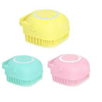 Mucit Home   Şampuan Hazneli Kedi Köpek Yıkama Kesesi, Masaj Yapan Hayvan Yıkama Fırçası