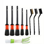 Mucit Home  Oto Detay Fırça Seti – Araba İçi Dışı ve Klima Temizleme için Farklı Ebatlar