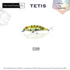 NaniwaOsakaShi Tetis 50mm 4.5gr Sinking Maket Balık C008
