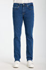 Alex 100 NORMAL BEL MAVİ TAPARED SLIM JEANS ERKEK