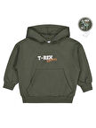Civil Boys Trex Roar Baskılı 2-5 Yaş Sweatshirt - Haki2-3 Yaş
