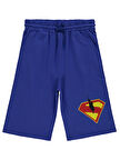 Süperman Erkek Çocuk Kapri 10-13 Yaş Saks Mavisi