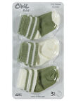 Civil Baby Bebek 3'lü Çorap Set 0-24 Ay Yeşil