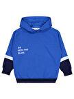 Civil Boys Go Wıth Baskılı 10-13 Yaş Sweatshirt - Mavi12-13 Yaş