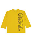 Civil Boys Goal Baskılı 2-5 Yaş Sweatshirt - Sarı 3-4 Yaş