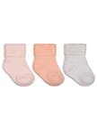 Civil Baby Basic Kıvrık Havlu 6- 3'lü Bebek Kız Çorap Set - Standart