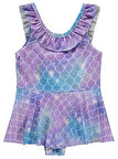 Civil Girls Kız Çocuk Mayo 2-12 Yaş Mor