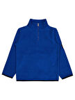 Civil Boys Fermuarlı Armalı Polar 6-9 Yaş Sweatshirt - Mavi 6-7 Yaş