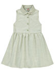 Varol Kız Çocuk Elbise 6-9 Yaş Mint