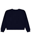 Civil Girls Los Angeles Baskılı 10-13 Yaş Sweatshirt - Lacivert 10-11 Yaş