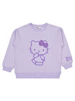 Hello Kitty 6-9 Yaş Sweatshirt - Lila 7-8 Yaş