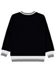 Civil Boys Foreyer Baskılı 6-9 Yaş Sweatshirt - Siyah 6-7 Yaş