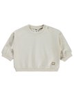 Civil Baby Civil Basic Kalp Etiketli 6-18 Ay Sweatshirt - Bej