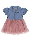 Civil Baby Tencel Tül 6-18 Ay Elbise - Mavi